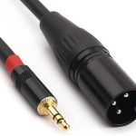 Import 3.5mm (1/8 inch) TRS stereo male to XLR plug interconnection audio microphone cable from chinese wholesale supplier and manufacturer