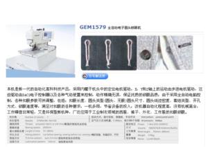 Import GEM1579 Electronical eyelet machine from chinese wholesale supplier and manufacturer