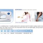 Import GEM5801 Domestic embroidery machine from chinese wholesale supplier and manufacturer