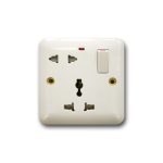 Import Universal five hole wall socket from chinese wholesale supplier and manufacturer