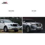 Import GBT Upgrade Body Kit For NISSAN PATROL Y62 Model from chinese wholesale supplier and manufacturer