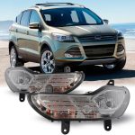 Import For 13-16 Ford Escape Clear Lens Pair Bumper Fog Light Lamp from chinese wholesale supplier and manufacturer