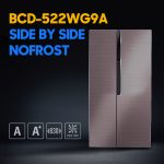 Import BCD-522WG9A SIDE BY SIDE NOFROST 522L from chinese wholesale supplier and manufacturer