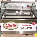 Import Curved Glass Door Ice Cream Display from chinese wholesale supplier and manufacturer