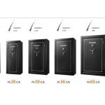 Import Safewell FS24C/E Wholesale HeavDuty Anti-Fire Gun Safe Weapon Cabinet For 24 Guns from chinese wholesale supplier and manufacturer