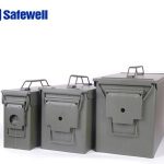 Import Safewell 30 Cal 4.5 L Metal Small Bullet Steel Ammo Tool Box Can For Gun Safe from chinese wholesale supplier and manufacturer