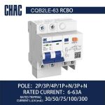 Import CQB2L-63 6kA Residual Current Operated Circuit Breaker with Over-current Protection (Ele from chinese wholesale supplier and manufacturer