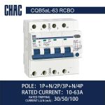 Import CQB5aL-63 4.5kA Residual Current Operated Circuit Breaker with Over-current Protection from chinese wholesale supplier and manufacturer