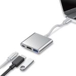 Import USB C Docking Station,Ultra Slim 3 in 1 Type-c Hub with PD,USB 3.0Port,4K to HDMI from chinese wholesale supplier and manufacturer