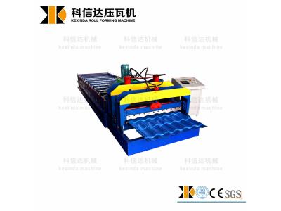 Import KEXINDA Glazed Tile Roll Forming Machine Roofing Plate Roller Forming Machinery Manufactu from chinese wholesale supplier and manufacturer