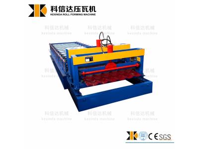 Import KEXINDA Glazed Tile Roll Forming Machine Roofing Plate Roller Forming Machinery Manufactu from chinese wholesale supplier and manufacturer