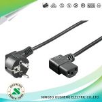 Import CEE7/7 Schuko Plug to IEC 60320 C13 European Power Cord Desktop（Angled、Straight） from chinese wholesale supplier and manufacturer