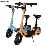 Import 2020 electric two wheel scooter folding for adults with seat for Europe S1 from chinese wholesale supplier and manufacturer