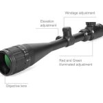 Import Tactical 6-24×50 AOE Red & Green Illuminated Dot Rifle Scope from chinese wholesale supplier and manufacturer