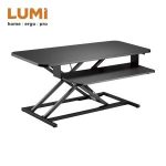 Import GAS SPRING SIT-STAND DESK CONVERTER WITH COMPACT KEYBOARD TRAY (950MM LENGTH) from chinese wholesale supplier and manufacturer