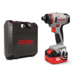Import CROWN 12V Cordless Screwdriver 1/4 Inch Multi-function Power Tools CT21081HB-4 BMC from chinese wholesale supplier and manufacturer
