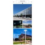 Import Solar powered landscape street lamp pole solar lamps exterior from chinese wholesale supplier and manufacturer