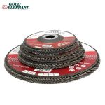 Import Gold Elephant abrasive flap wheel 4.5/5/7 inch grinding disc for all metal from chinese wholesale supplier and manufacturer