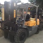 Import Small 5Ton Diesel Forklift work in Container LIft Height 4.5 Meter from chinese wholesale supplier and manufacturer