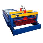 Import Color steel glazed tile roll forming machine iron sheet making wellding machine from chinese wholesale supplier and manufacturer