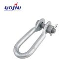Import hot dip galvanized shackle clevis Type U anchor shackle for Power Line Fittings/Overhead from chinese wholesale supplier and manufacturer