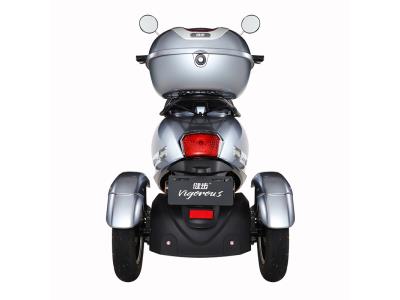 Import T412-4 650W 3 Wheel Electric Mobility Scooter for Old People with Rear Box from chinese wholesale supplier and manufacturer