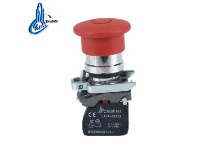 Import LAY4-BT42 emergency switch mushroom head push pull emergency stop switch from chinese wholesale supplier and manufacturer