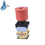 Import XDL32-ESLW545 22mm Mushroom Estop Switch Emergency Stop Button with LED Indicator from chinese wholesale supplier and manufacturer