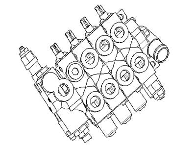 Import CDB2-F15 Sectional Multiple Directional Control Valve from chinese wholesale supplier and manufacturer