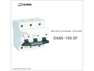 Import MCB 10KA Circuit Breaker 27mm Width from chinese wholesale supplier and manufacturer