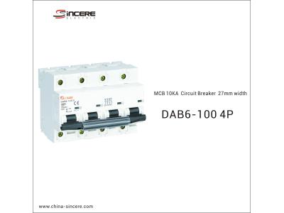 Import MCB 10KA Circuit Breaker 27mm Width from chinese wholesale supplier and manufacturer