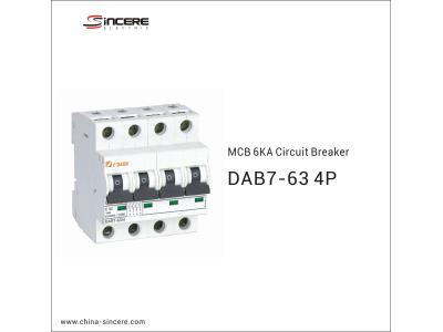 Import MCB 6KA Circuit Breaker from chinese wholesale supplier and manufacturer