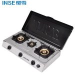 Import High Quality Stainless Steel Body Cooktops INSE Gas Stove 3 Burner/JZY/T-3-302 from chinese wholesale supplier and manufacturer