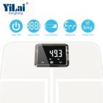 Import New arrivial 180kg smart LED display tempered glass digital weighing bluetooth body scale from chinese wholesale supplier and manufacturer