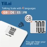 Import Talking voice big lcd display body weighing scale from chinese wholesale supplier and manufacturer
