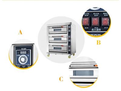 Import VIGEVR commercial bakery equipment gas oven 1 deck 2 trays from chinese wholesale supplier and manufacturer