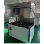 Import Double Baskets Hood Type 304 Stainless Steel Dishwasher Commercial Kitchen Equipment from chinese wholesale supplier and manufacturer