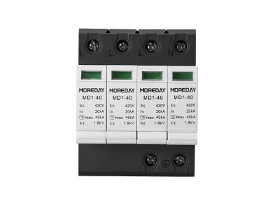 Import Power Strip Surge Protector Lighting Arrester Surge Protection Device AC Solar System SPD from chinese wholesale supplier and manufacturer