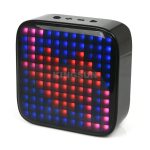 Import Retro RGB light up pixel art programmable LED bluetooth speaker from chinese wholesale supplier and manufacturer