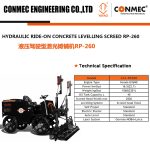 Import Hydraulic Ride-on CONCRETE LEVELLING SCREED from chinese wholesale supplier and manufacturer