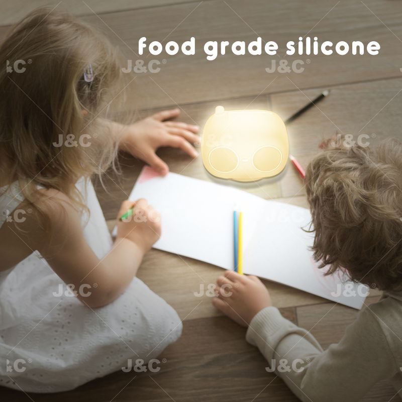 Import J&C LED Kids light KNL01/02 Radio& TV shape silicone lamp nursery night light for baby color changing lamps for bedrooms gift pat light with Touch Sensor 3*AA battery use or recargeable battery from chinese wholesale supplier and manufacturer