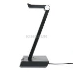 Import Desktop touch control RGB LED gaming headphone stand 3.5mm aux and 3xUSB HUB from chinese wholesale supplier and manufacturer