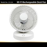 Import Wifi Rechargeable Desk Fan from chinese wholesale supplier and manufacturer