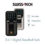 Import 3 in 1 Digital Deadbolt lock from chinese wholesale supplier and manufacturer