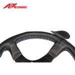 Import Universal 14inch 350mm Car Genuine Suede Leather Racing Steering Wheel from chinese wholesale supplier and manufacturer
