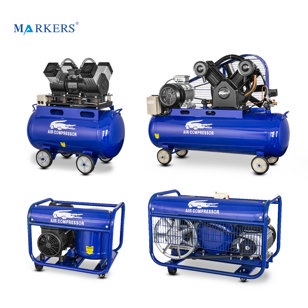 Import Factory price piston type paint spray gun oil-less 3 cylinder 90l tank air compressor from chinese wholesale supplier and manufacturer