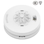 Import AC 220V main power DC 9V backup battery with wired(wireless) interconnection heat alarm from chinese wholesale supplier and manufacturer