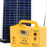Import 50W solar power generation system solar generator home outdoor lighting from chinese wholesale supplier and manufacturer