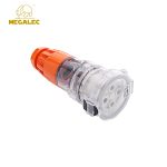 Import High Quality 4 Round Pin IP66 Waterproof 3 Phase Industrial Socket 32A from chinese wholesale supplier and manufacturer