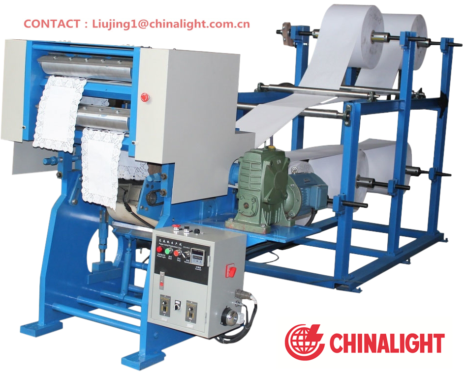 Import double output paper doily machine from chinese wholesale supplier and manufacturer